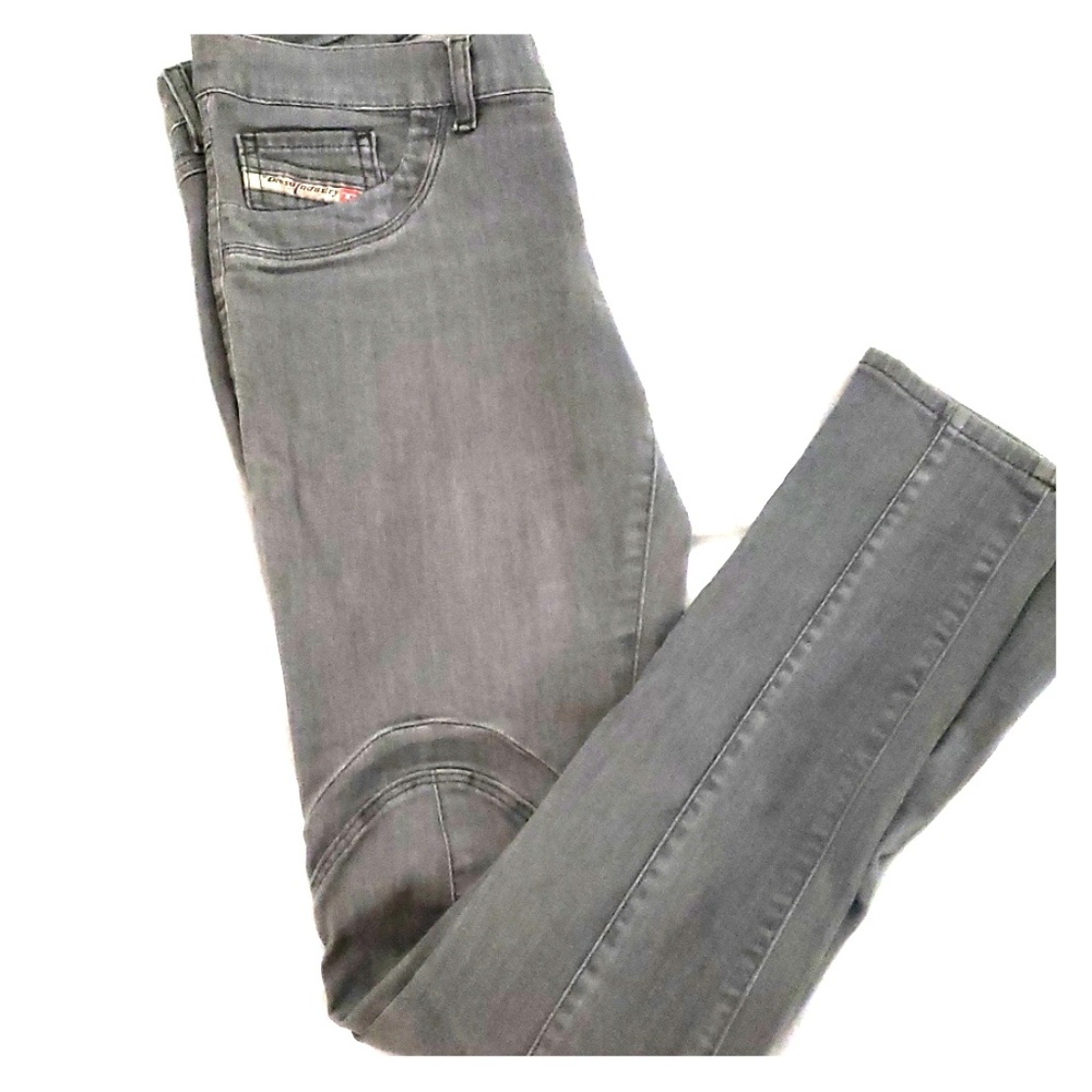 Diesel Grey Moto Jeans, stretch legging | 29